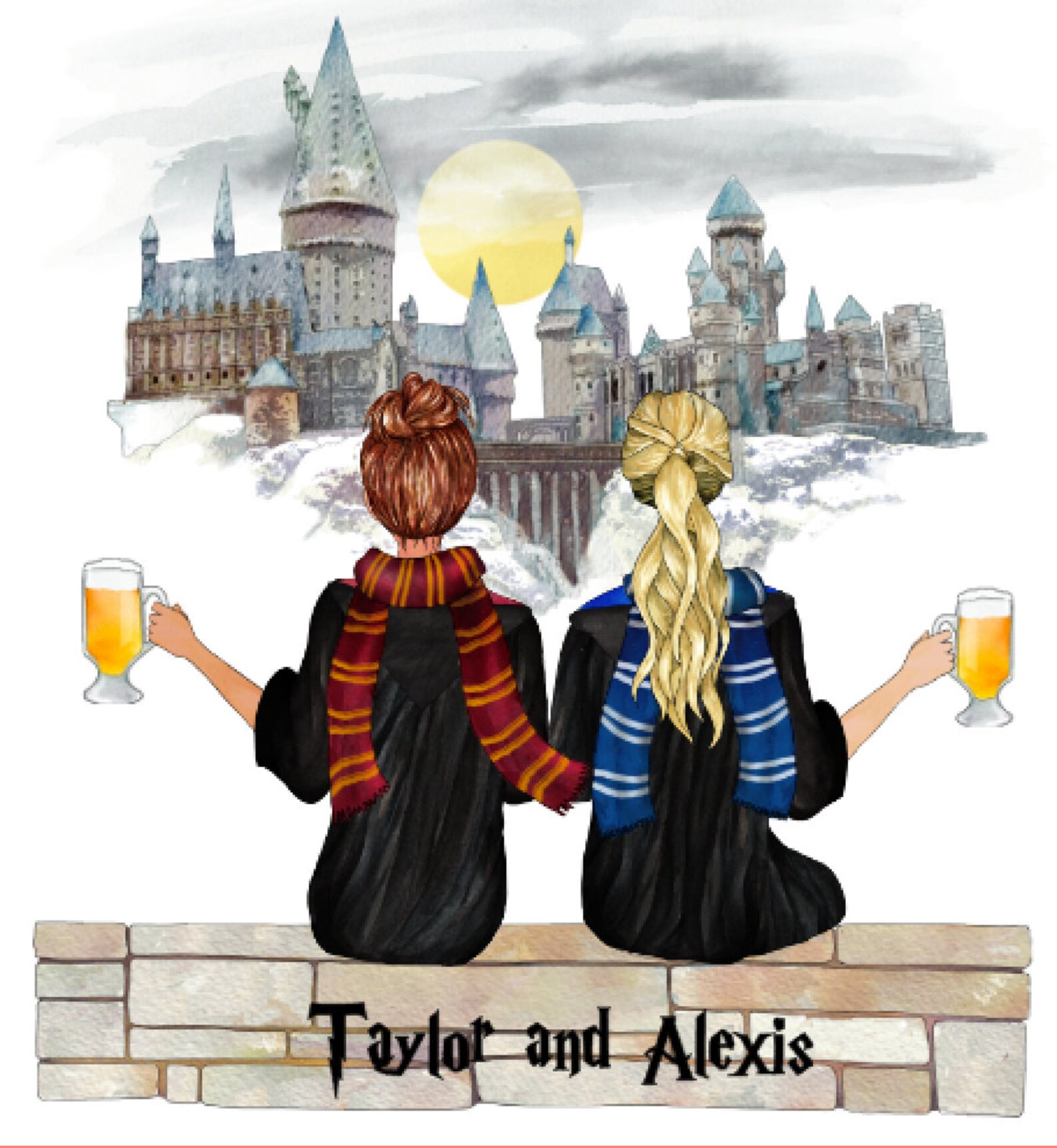 Harry Potter Freund Kunst/Aquarell Druckbares Bild/INSTANT | Etsy