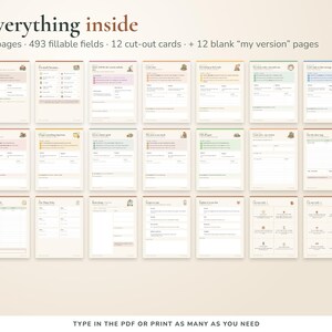ADHD Workbook for Task Paralysis, Brain Dump Worksheets, Executive Function Tool, Fillable PDF zdjęcie 8