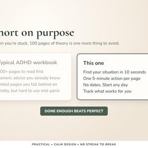 ADHD Workbook for Task Paralysis, Brain Dump Worksheets, Executive Function Tool, Fillable PDF zdjęcie 5