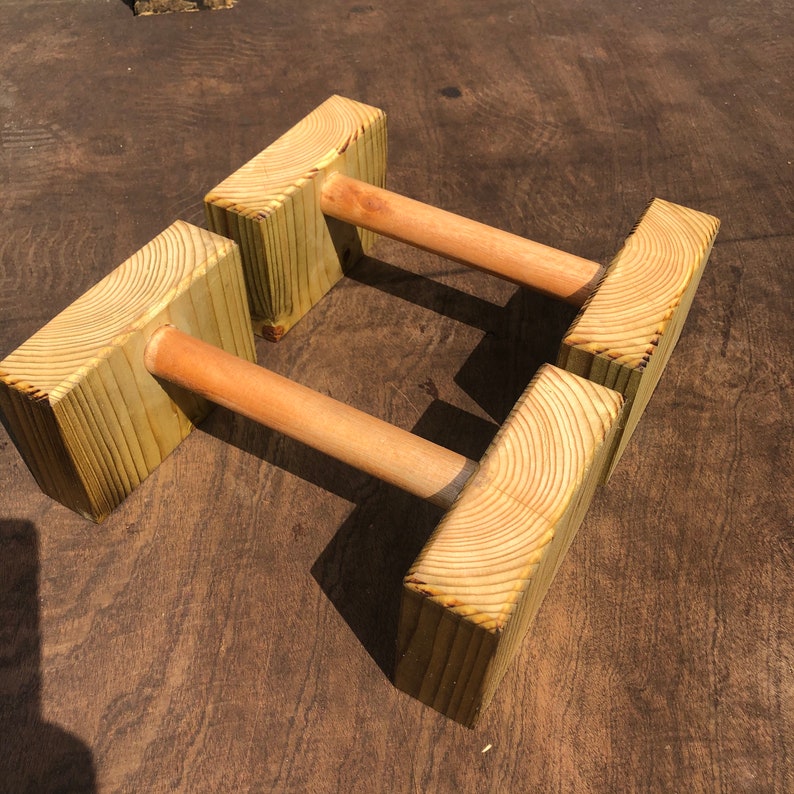 PLAIN Mini Parallettes Push up Bars Handstand Bar Etsy