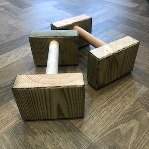 Mini Parallettes - PLAIN - Barras para flexiones, barra para hacer el pino, gimnasia, fitness
