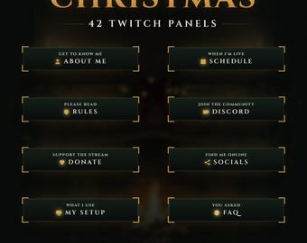 Panel di Natale al caminetto su Twitch, 42 trasmissioni natalizie in streaming - Sezione Informazioni (Download digitale)