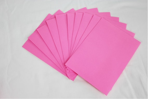 10 bright pink 4x6 invitation envelopes set of 10 size a6 etsy