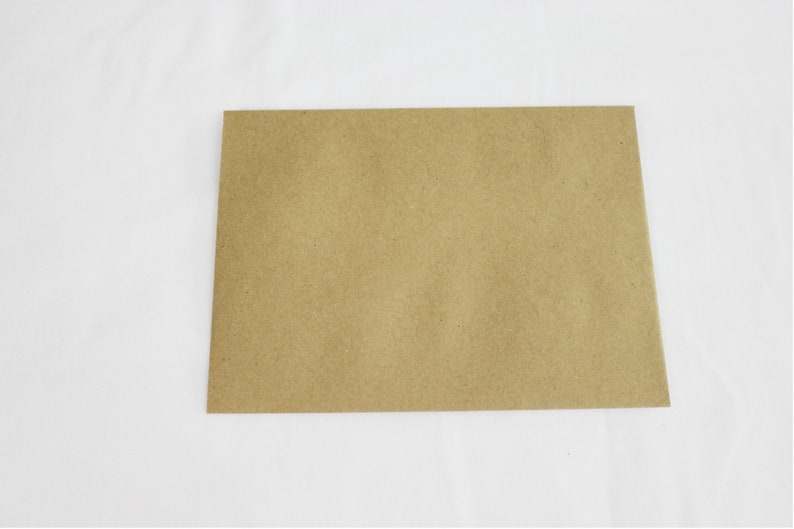 50 Kraft Colored Brown 5x7 Invitation Envelopes size A7 5-14 x 7-14 set of 50