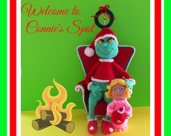 Crochet Christmas Grinch Inspired Pattern©