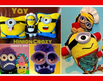 Minion Inspired Crochet Pattern Combo