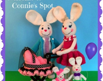 The Hopper Bunny Doll Family Crochet Pattern©