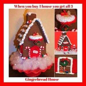 Connie&#39;s Crochet Houses Christmas Gingerbread House