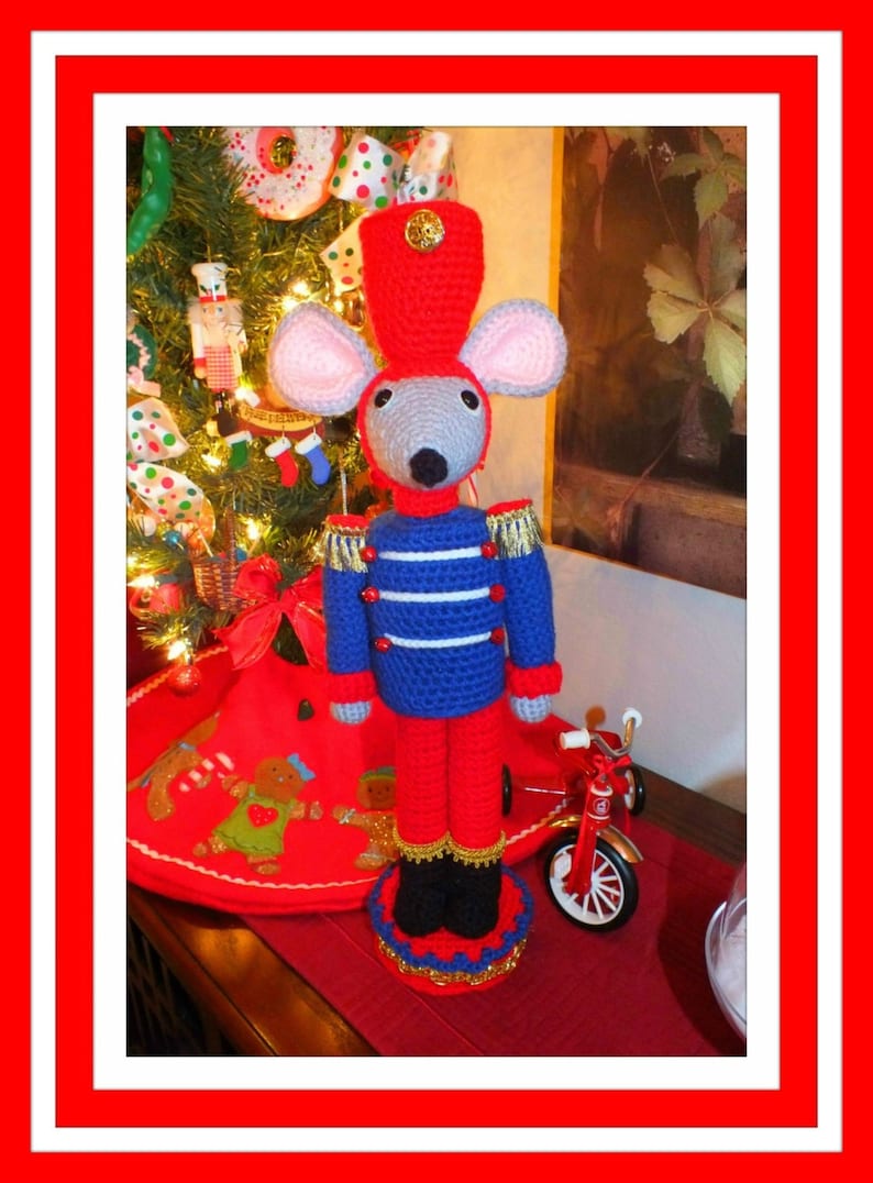 Christmas Mouse Nutcracker & Doll Pattern© image 1