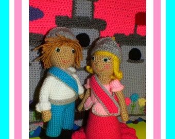 Prince Alvary & Princess Amelia Dolls + the Castle Blanket Pattern