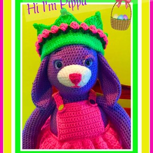 Pippa the Purple Bunny Doll Pattern©