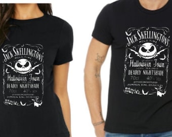 Halloween, Jack Skelington, el rey calabaza, pesadilla antes de, Halloween, Jack, antes de navidad, camiseta de halloween, skellington,