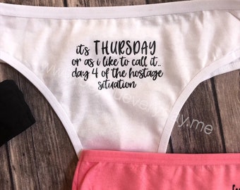 Ropa interior de los dias de la semana ropa interior de los dias de la semana para mujer ropa interior de los dias de la semana para adultos bragas