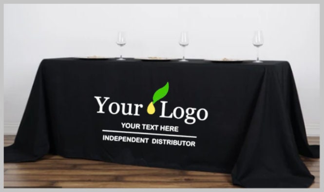 YL Custom tablecloth, Young Living, MLM,Essential oils tablecloth,6ft…