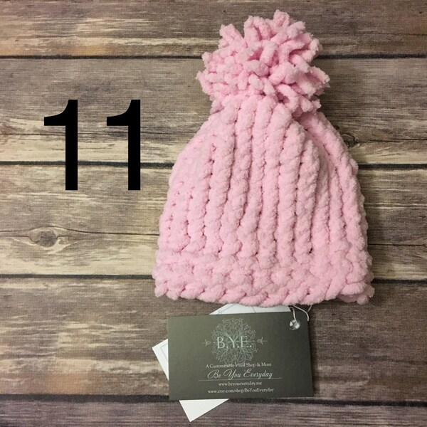 Newborn Pom Pom Hat Etsy