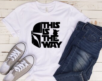 Esta es la camisa, mandaloriano, Star Wars, camisa del día del padre, día del padre, regalo para papá, camisa geek, camisa nerd, regalo para esposo