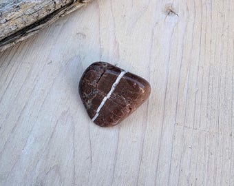 Ocean Jasper, Natural Wishing Stone, Striped Rock, Wishing Rock Gift Set