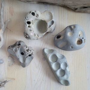 Hagstone Beach Holey Stone, Healing Stone, Unique Beach Stone, Holey Rock, Rock with Holes, Costal Decor Holey Rock, Choose 1, Palm Size