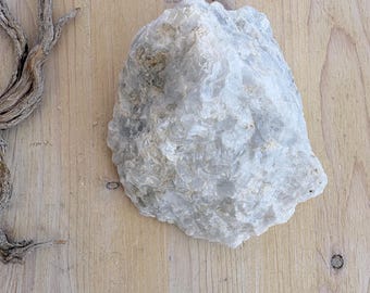 White Dolomite Specimen Rock, Southern California Desert Find, Raw Crystal Chunk 1.12 LBS