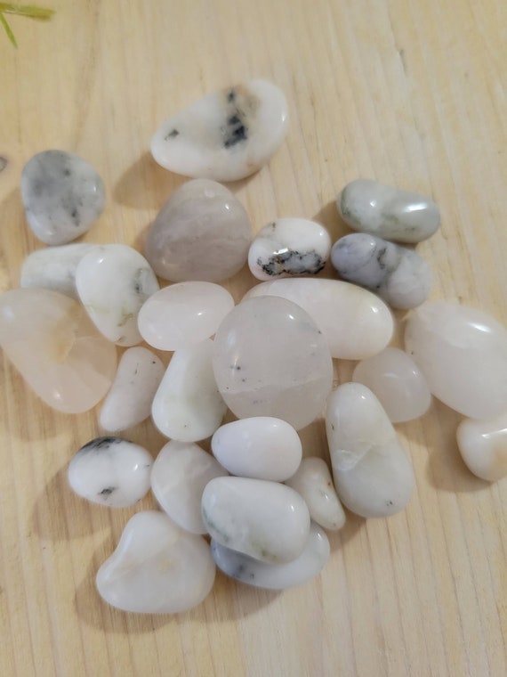 Quartz Pebbles 10 Count, Beach Quartz, Polished Quartz, Polished