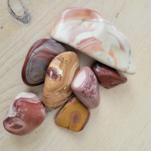 Wonderstone, Nevada Wonderstone Tumble, Pick 1, Polished Rhyolite Jasper Rock, Natural Palm Stone Crystal, Wonderstone Rocks, Nevada Rocks