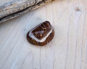 Ocean Jasper, Natural Wishing Stone, Striped Rock, Striped Beach Stone