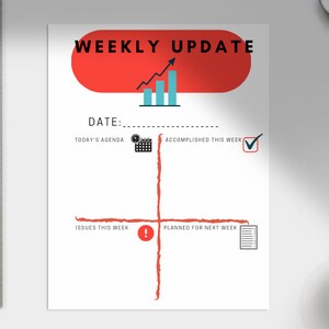 Weekly Update Report - Template Download