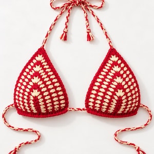 Crochet Striped (Gameday) Bikini