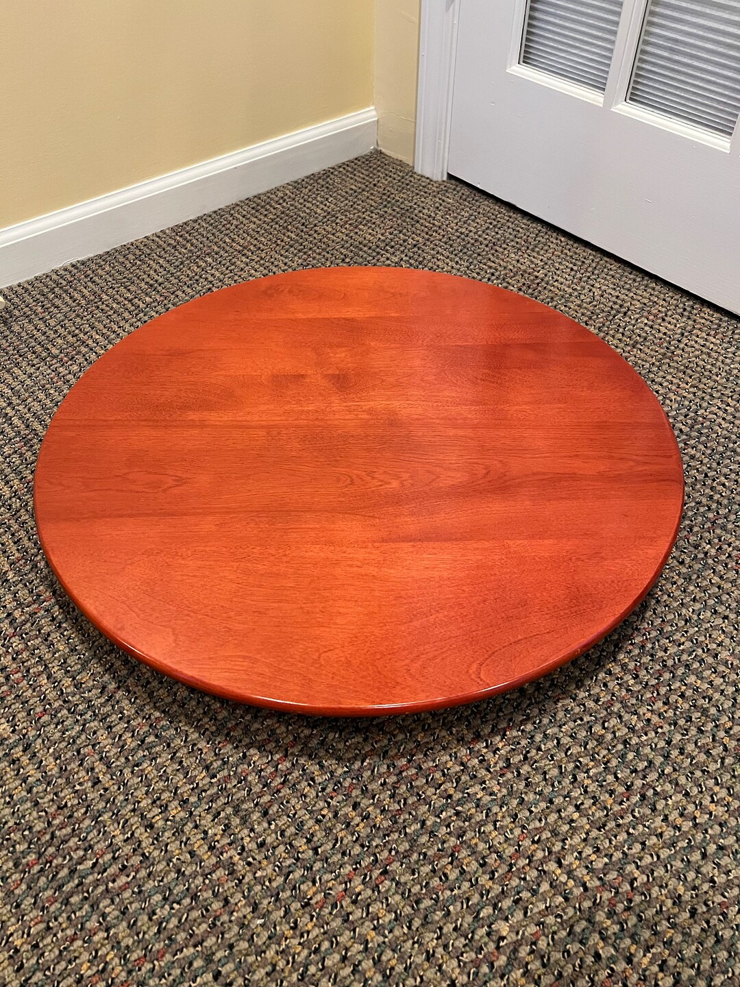 CUSHMAN FURNITURE Maple 24inch Revolving Lazy Susan Etsy