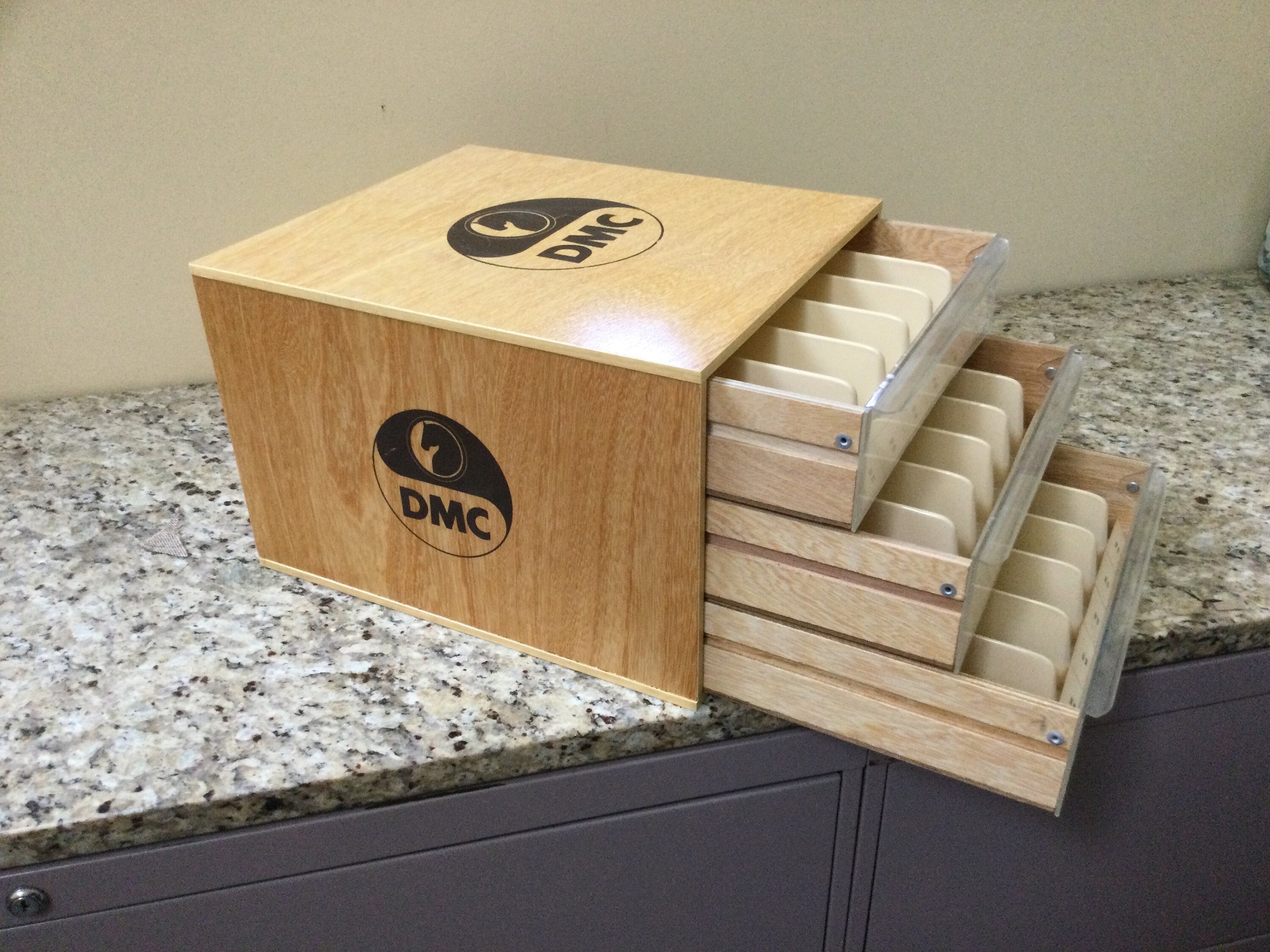 FRANCEDMC Embroidery Floss Wooden Storage Box w/ Etsy