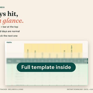 90-Day Winter Arc Tracker, Habit & Workout Planner (Excel + Google Sheets) image 4