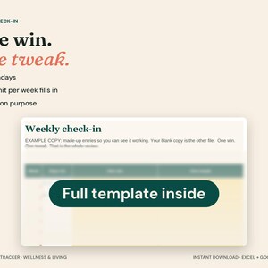 90-Day Winter Arc Tracker, Habit & Workout Planner (Excel + Google Sheets) image 5
