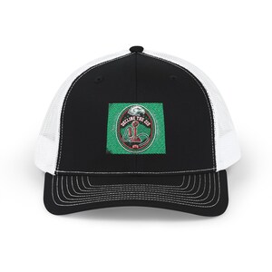 Coastal Lifesaver Emblem Trucker Cap | Nautical Rescue Logo