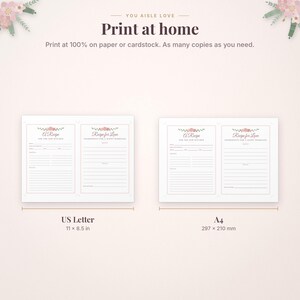 Pode incluir: Um modelo digital para cart&otilde;es de receitas com detalhes florais e o texto A Recipe for the New Kitchen e Recipe for Love. O layout inclui op&ccedil;&otilde;es em formato US Letter 11 x 8.5 in e A4 297 x 210 mm para imprimir em papel ou cartolina.