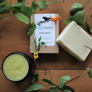Jewelweed Soap for Poison Ivy  Poison Oak  Poison Sumac and Rashes / Made with Fresh Jewelweed Harvested in Kentucky