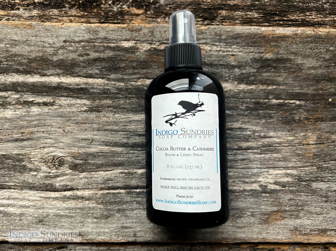 Cocoa Butter and Cashmere Room and Linen Spray Etsy