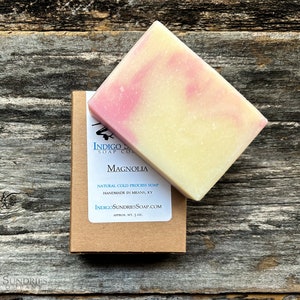 Magnolia Handmade Soap // Smells like freshly blooming Magnolia flowers