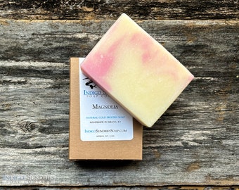 Magnolia Handmade Soap // Smells like freshly blooming Magnolia flowers