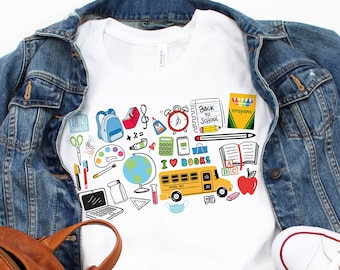 It’s the Little Things | School, Teachers, Schooling | UNISEX Relaxed Jersey T-Shirt for Women