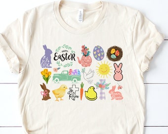 It’s the Little Things | Happy Easter & Bunny Rabbit Love Day | UNISEX Relaxed Jersey T-Shirt for Women
