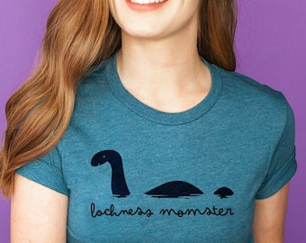 Loch Ness Momster Nessie | Soft Unisex T-shirt for Women - Etsy