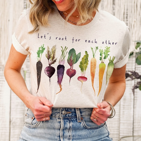 Garden Roots Graphic Tee: Unisex Relaxed Jersey T-Shirt