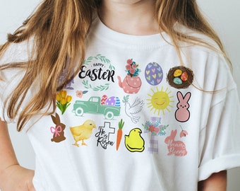 YOUTH | It’s the Little Things | Happy Easter & Bunny Rabbit Love Day | UNISEX Relaxed Jersey T-Shirt for Youth boys or Girls