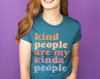 Kind People Graphic Tee: Unisex Bella Canvas Soft T-Shirt