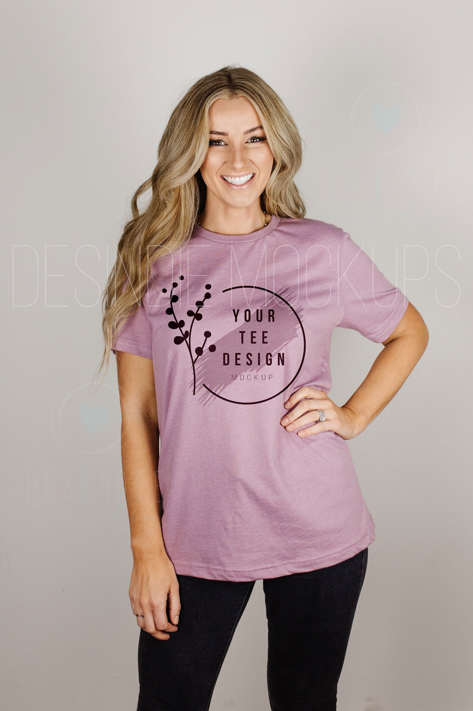 heather orchid bella canvas