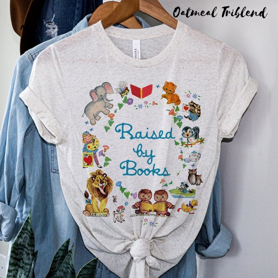 Reading Rainbow Book T-Shirt For Women - Wildflowers Design Teacher Reading Top - View #3