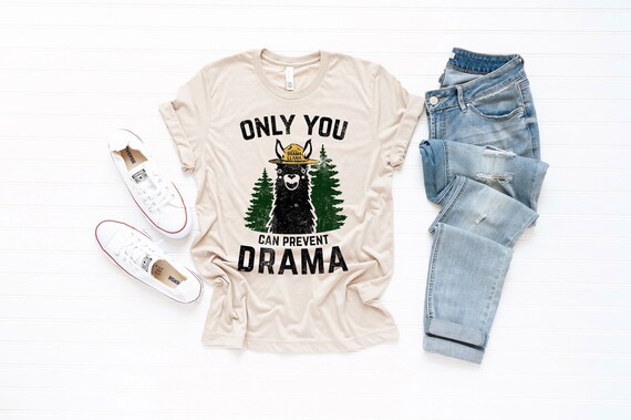Smokey The Llama Only You Can Prevent Drama Shirt Smokey The Llama Only You Can Prevent Drama Shirt
