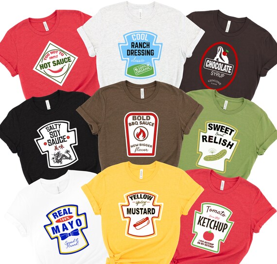 Spice Girl Aprons: Condiments Costume, Matching Group Outfit