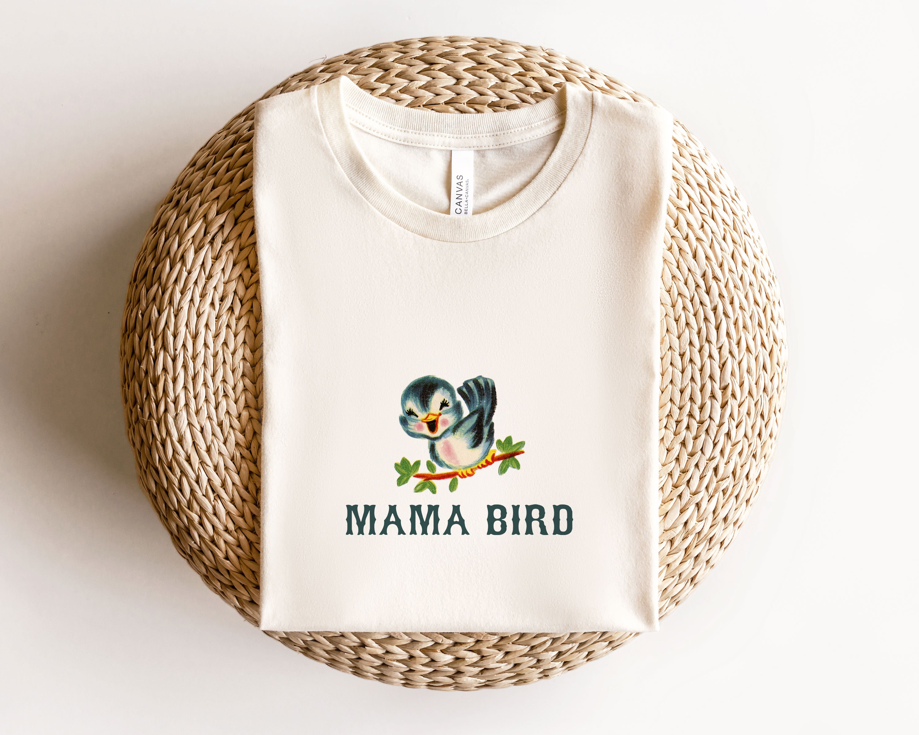Mama Bird T Shirt Mama Bird Tshirt- Mom To Be Clothing, Matching