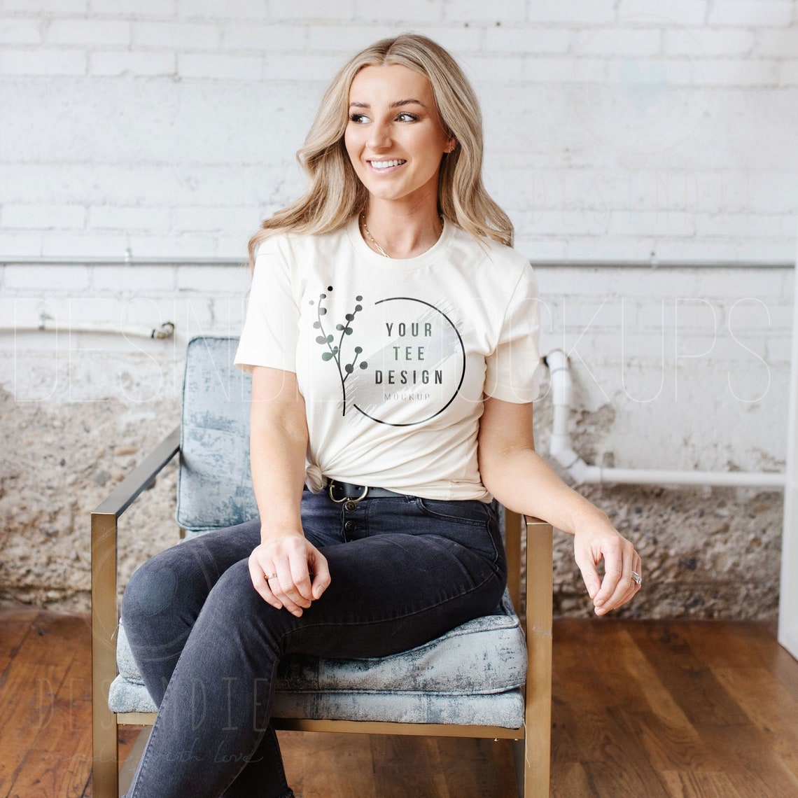 Vintage White Bella Canvas 3001 T-shirt Mockup Boho Shirt - Etsy